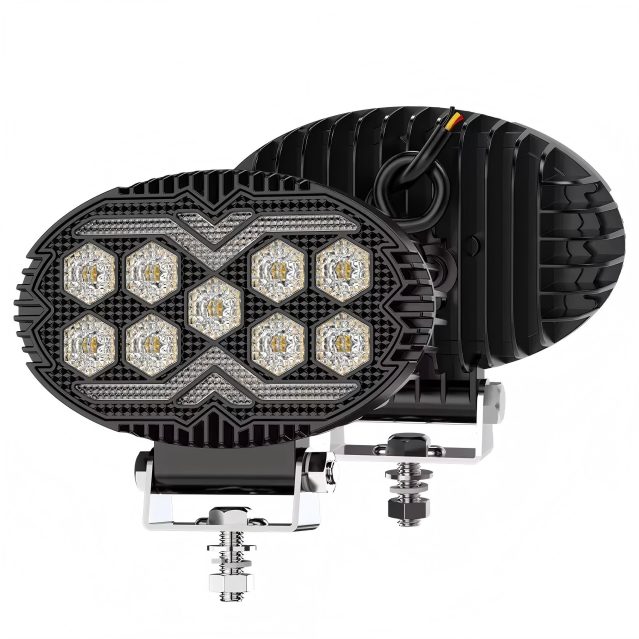 55C-BW-T9 5.5inch Round Driving DRL Spotlights Auxiliary Light
