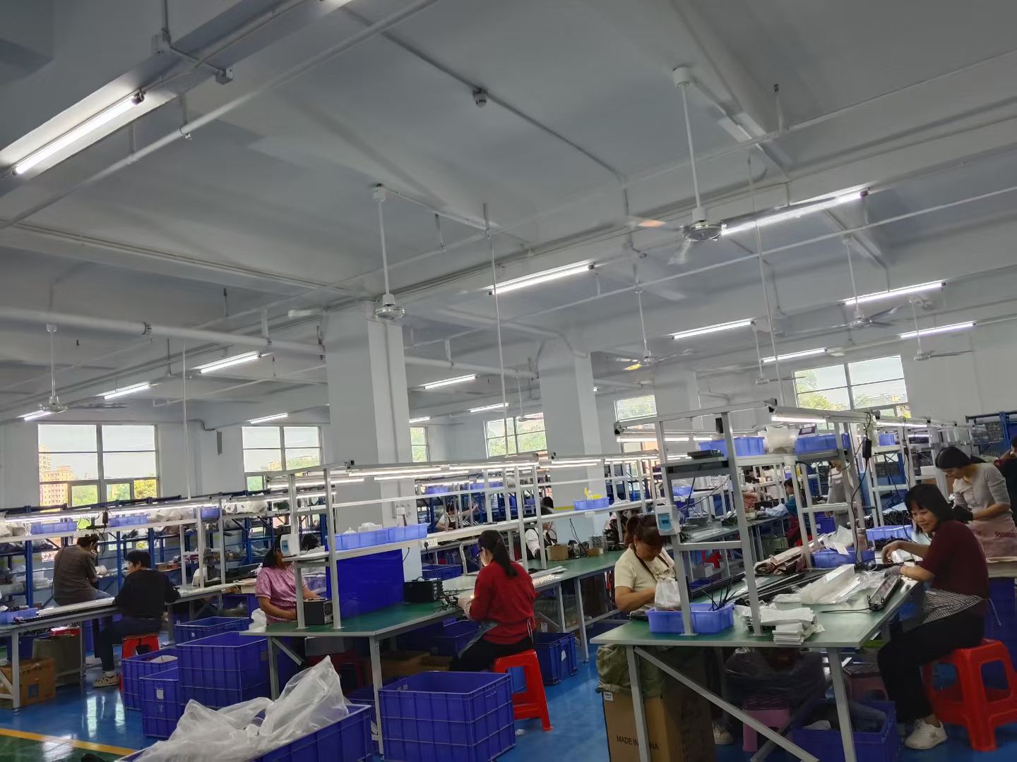 LED vehicle lighting production line at a partner factory in China