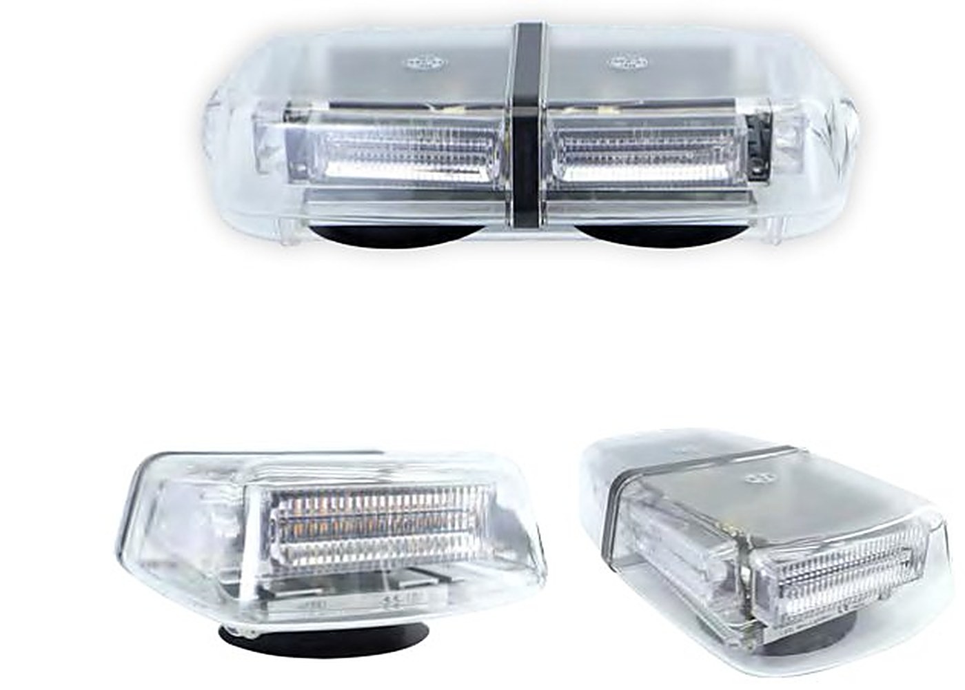 HY-206-48 Mini LED Strobe Light Bar 48 LED 48W Magnetic Mount 16 Flash Amber Pickup SUV