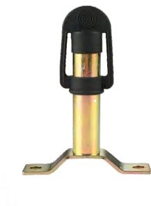 HY-Fig2 Beacon Mounting Bracket Curved Flange Base Zinc Plated Steel 113MM Base 120MM