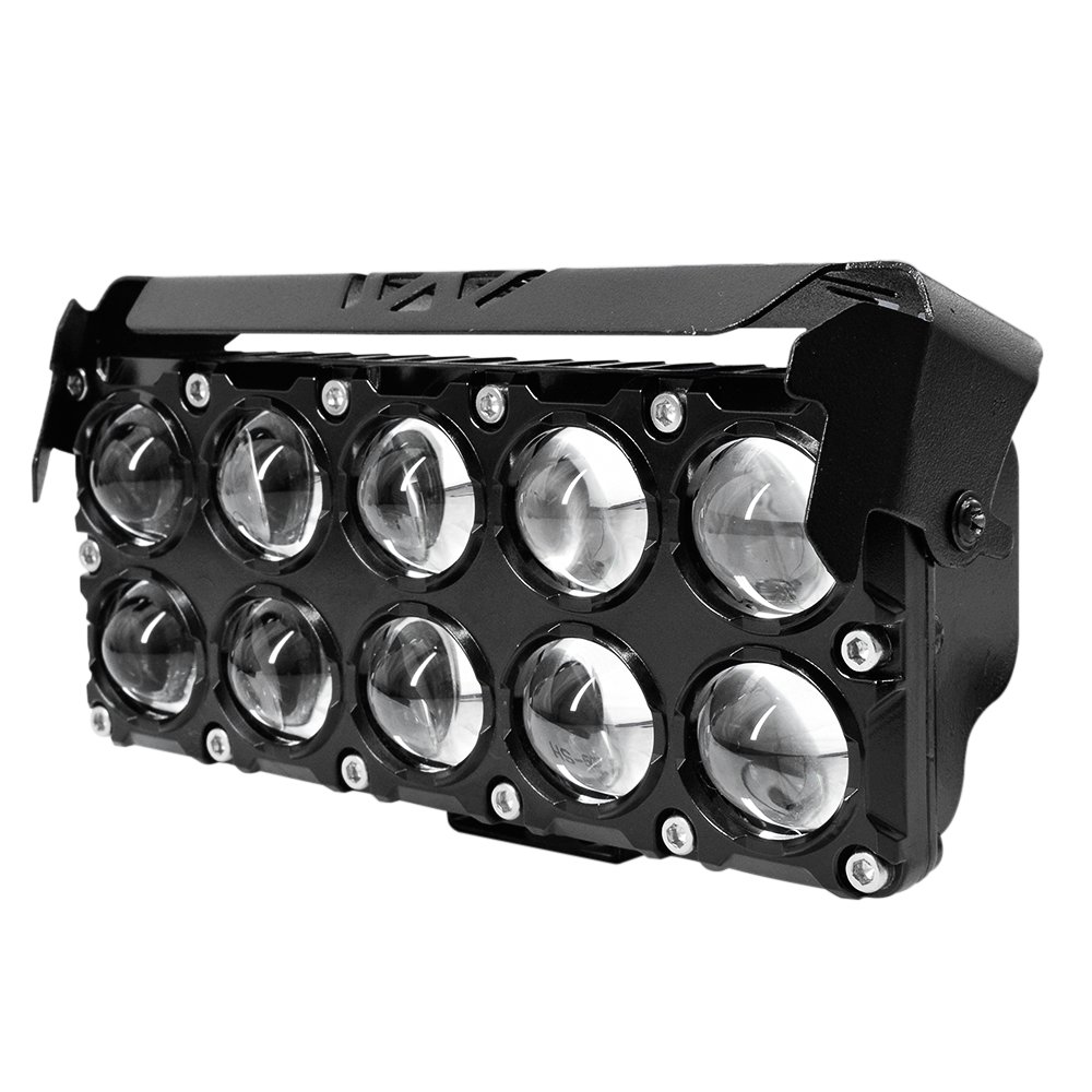 JT-LB02 5.5 Inch 10 LED Dual Color Amber White LED Light Bar 12/24V Compact