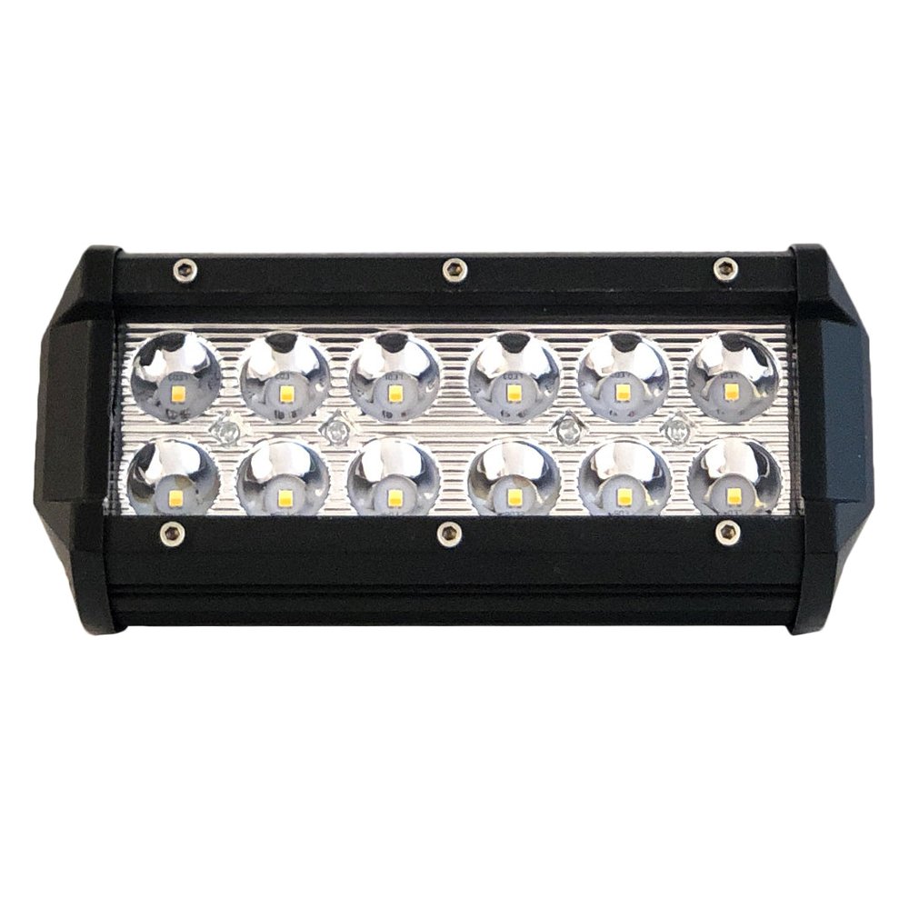 JT-LB07 6.5 Inch 12 LED 36W Compact LED Work Light Bar 12-36V White