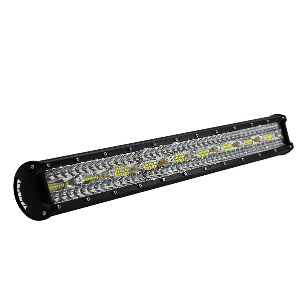 JT-LB10 25 Inch 540W Dual Color LED Light Bar Amber White with Flash 64cm