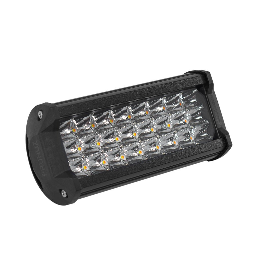 JT-LB18 6.5 Inch 72W 24 LED Dual Color Strobe Flash LED Work Light Bar 12-36V