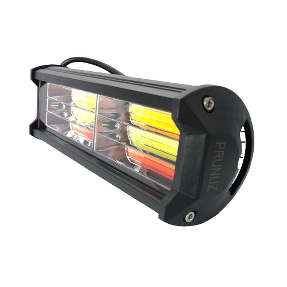 JT-LB20 9.5 Inch 144W Tri-Color LED Light Bar White Amber Red 9-32V IP67