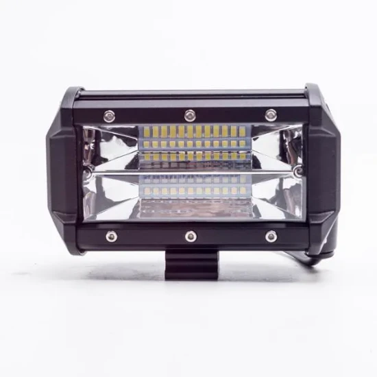 New design strobe lights for trucks Amber White 6500K 3000K 4X4 Offroad led 72W 5 inch led light bar