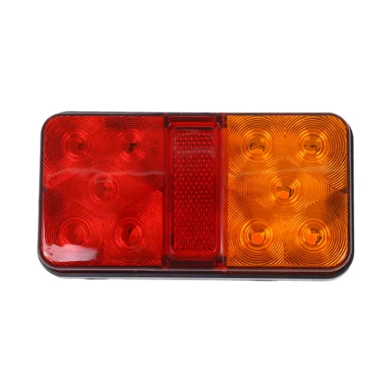 Hot 10LED 12V-24V Car Trailer Bi-Color Tail Lights For Truck Trailer Side Lights